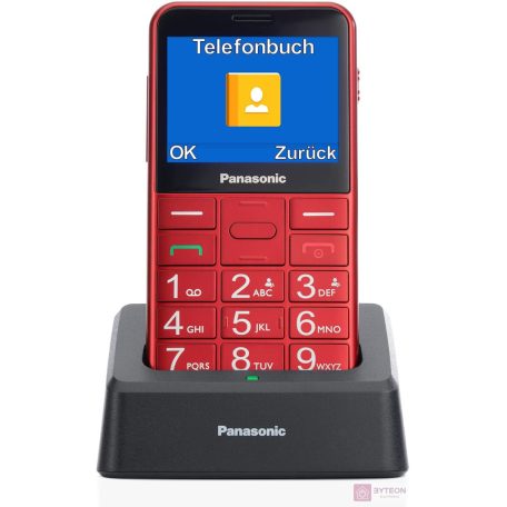 Panasonic KX-TU155EXRN mobiltelefon 6,1 cm (2.4") 102 g Vörös Kamerás telefon