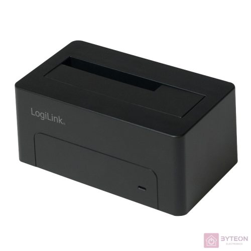 LogiLink QP0026 dokkoló állomás tárolóegységhez USB 3.2 Gen 1 (3.1 Gen 1) Type-B Fekete