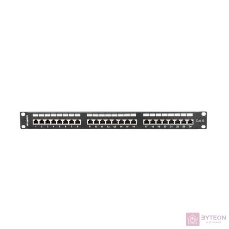 Lanberg PPS6-0024-B patch panel 0.5U