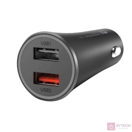 Xiaomi Mi 37W Dual-Port Car Charger Fekete Automatikus
