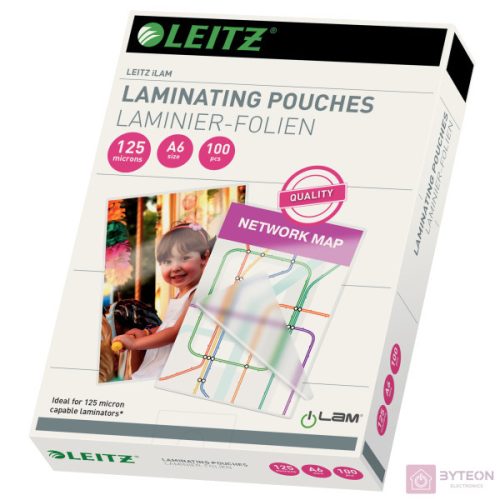 Leitz EVA A6 2x125mµ lamináló tasak 100 dB