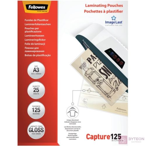 Fellowes 5396501 lamináló tasak 25 dB