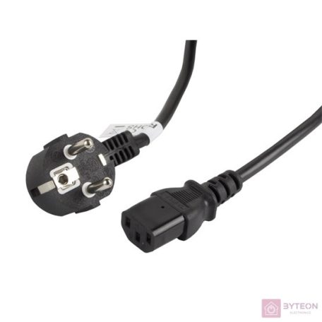 Lanberg CA-C13C-11CC-0030-BK tápkábel Fekete 3 M C13 csatlakozó CEE7/7