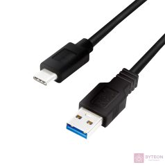   LogiLink CU0167 USB kábel 0,5 M USB 3.2 Gen 1 (3.1 Gen 1) USB A USB C Fekete