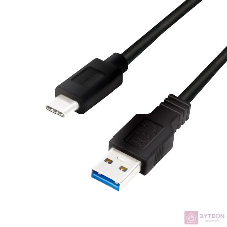 LogiLink CU0167 USB kábel 0,5 M USB 3.2 Gen 1 (3.1 Gen 1) USB A USB C Fekete