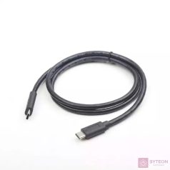   Gembird CCP-USB3.1-CMCM-1M USB kábel USB 3.2 Gen 1 (3.1 Gen 1) USB C Fekete