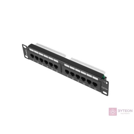 Lanberg PPU5-9012-B patch panel 1U