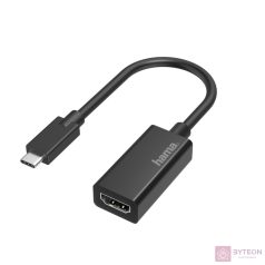   Hama 00200315 video átalakító kábel USB C-típus HDMI Fekete