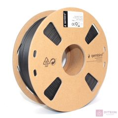   Gembird 3DP-PLA1.75-01-BK 3D nyomtató alapanyag Polilaktánsav (PLA) Fekete 1 kg