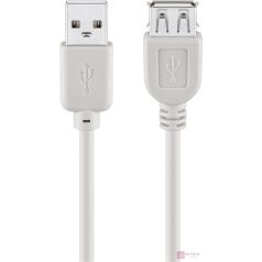   Goobay USB Verl AA 060 HiSpeed 0.6m USB kábel 0,6 M USB A Szürke