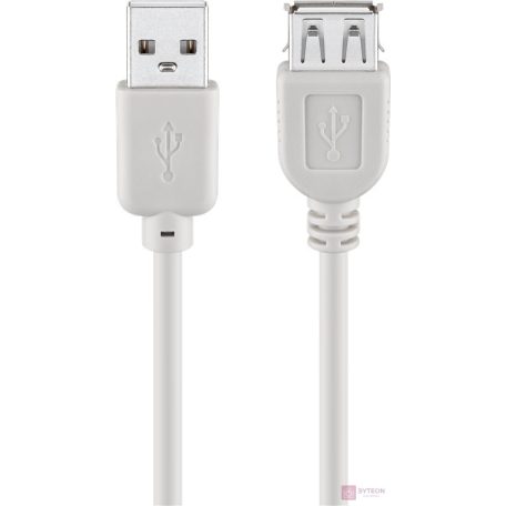Goobay USB Verl AA 060 HiSpeed 0.6m USB kábel 0,6 M USB A Szürke