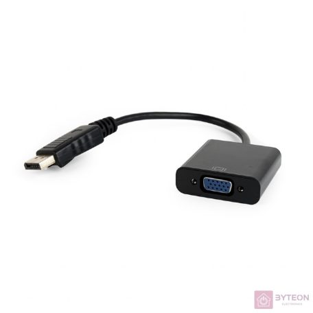 Gembird AB-DPM-VGAF-02 video átalakító kábel VGA (D-Sub) DisplayPort Fekete