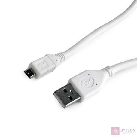 Gembird CCP-mUSB2-AMBM-W-10 USB kábel 3 M USB 2.0 Micro-USB B USB A Fehér