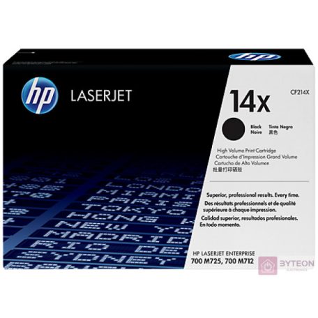 HP 14X (CF214X) - Fekete, nagy kapacitású
