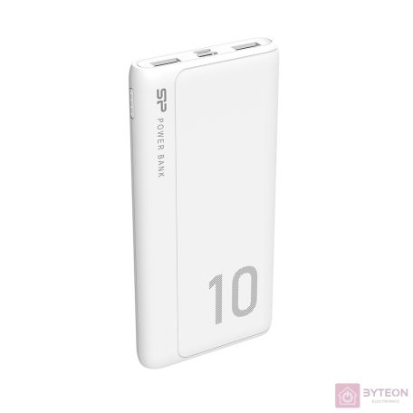 Silicon Power GP15 külső akkumulátor Lítium-polimer (LiPo) 10000 mAh Fehér