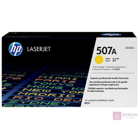 HP 507A (CE402A) - Sárga