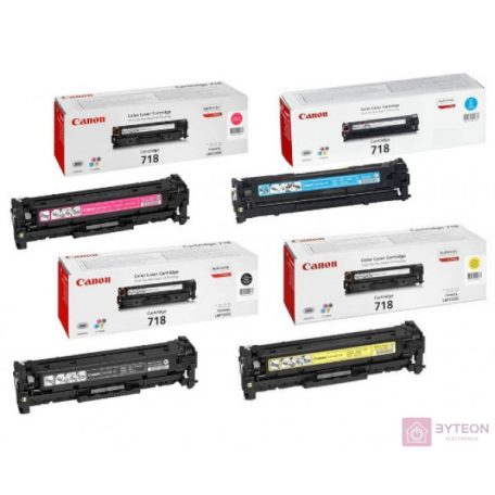 Canon 718 (CRG-718) - Fekete