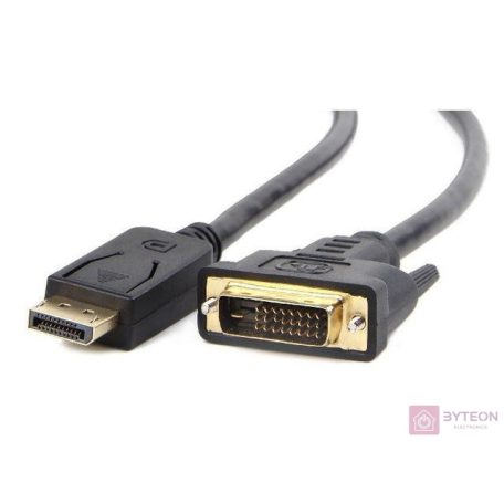 Gembird CC-DPM-DVIM-1M video átalakító kábel DisplayPort DVI Fekete