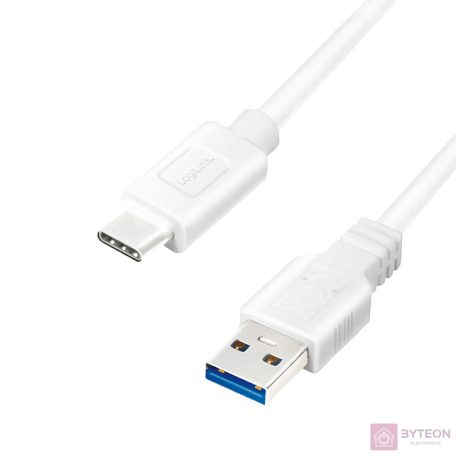 LogiLink CU0173 USB kábel 0,5 M USB 3.2 Gen 1 (3.1 Gen 1) USB A USB C Fehér