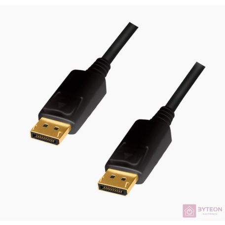LogiLink CD0103 DisplayPort kábel 5 M Fekete