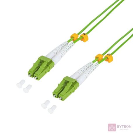 LogiLink FP5LC02 száloptikás kábel 2 M LC OM5 Zöld