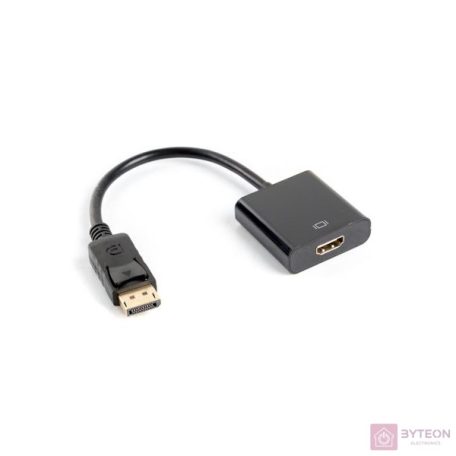 Lanberg AD-0009-BK video átalakító kábel 0,1 M DisplayPort HDMI A-típus (Standard) Fekete