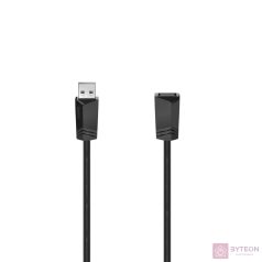 Hama 00200619 USB kábel 1,5 M USB 2.0 USB A Fekete