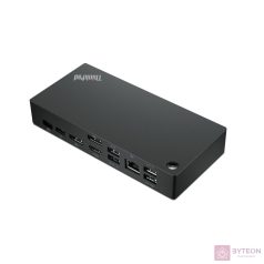   Lenovo 40AY0090EU dokkoló állomás és port replikátor Vezetékes USB 3.2 Gen 1 (3.1 Gen 1) Type-C Fekete