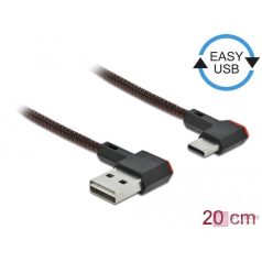 DeLOCK 85279 USB kábel 0,2 M USB 2.0 USB A USB C Fekete