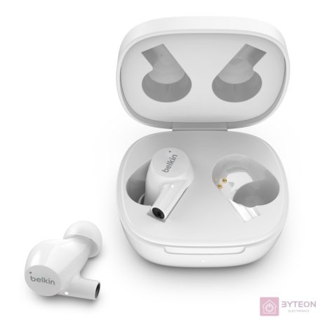 Belkin AUC004BTWH fejhallgató és headset True Wireless Stereo (TWS) Hallójárati Bluetooth Fehér