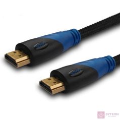   Savio CL-49 HDMI kábel 5 M HDMI A-típus (Standard) Fekete, Kék