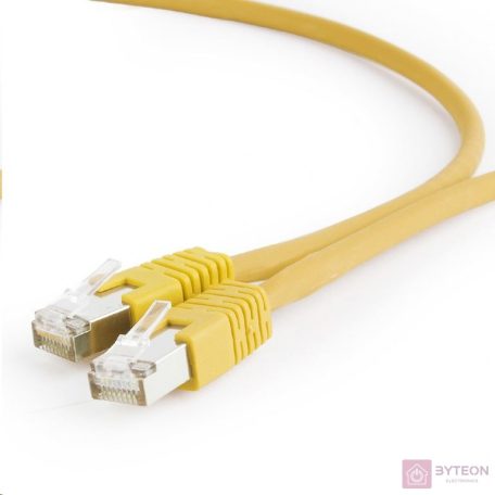 Gembird PP6A-LSZHCU-Y-2M hálózati kábel Sárga Cat6 S/FTP (S-STP)