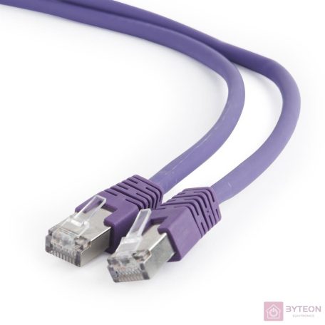 Gembird PP6A-LSZHCU-V-3M hálózati kábel Lila Cat6a S/FTP (S-STP)
