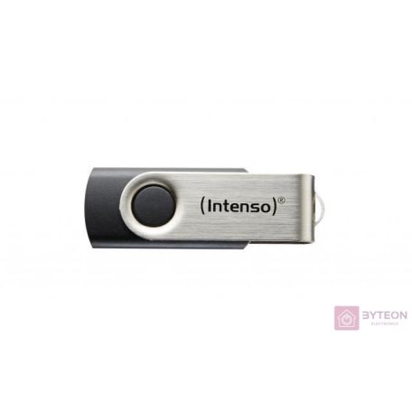 Intenso Basic Line USB flash meghajtó 16 GB USB A típus 2.0 Fekete, Ezüst