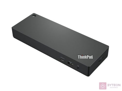 Lenovo 40B00300EU dokkoló állomás és port replikátor Vezetékes Thunderbolt 4 Fekete, Vörös