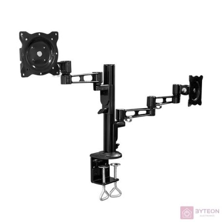 LogiLink BP0074 asztali TV konzol 66 cm (26") Rögzítőelemes Fekete