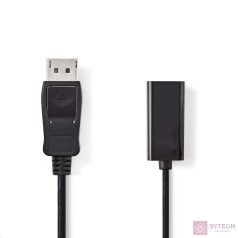   Nedis CCGB37150BK02 video átalakító kábel 0,2 M DisplayPort HDMI A-típus (Standard) Fekete