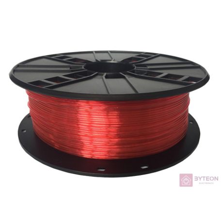Gembird 3DP-PETG1.75-01-R 3D nyomtató alapanyag Polietilén-tereftalát-glikol (PETG) Vörös 1 kg