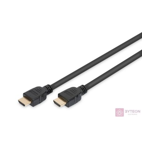 Digitus AK-330124-010-S HDMI kábel 1 M HDMI A-típus (Standard) Fekete