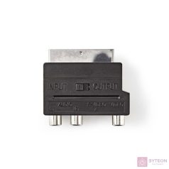   Nedis CVGP31902BK video átalakító kábel SCART (21-pin) 3 x RCA + S-Video Fekete