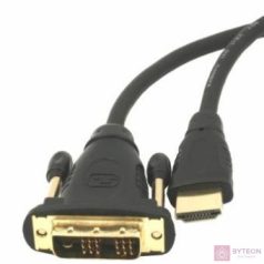 Gembird 3m, HDMI/DVI, M/M DVI-D Fekete