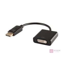   Savio CL-91 video átalakító kábel 0,2 M DisplayPort DVI Fekete
