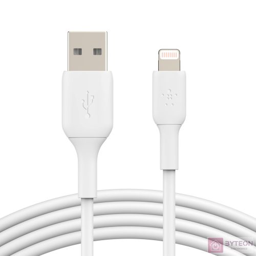 Belkin CAA001BT2MWH Lightning kábel 2 M Fehér