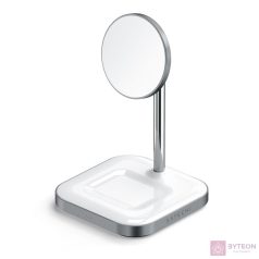   Satechi ST-WMCS2M mobiltelefon töltő Ezüst, Fehér Beltéri