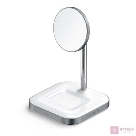 Satechi ST-WMCS2M mobiltelefon töltő Ezüst, Fehér Beltéri
