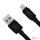 Green Cell KABGC03 USB kábel 0,25 M USB A USB C Fekete