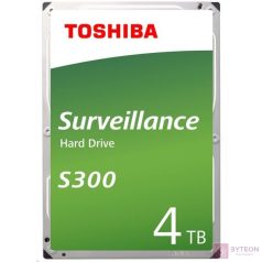 Toshiba Surveillance S300 4TB [3.5"/5400/256MB/SATA3]