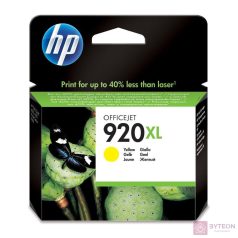 HP 920XL (CD974AE) - Sárga, nagy kapacitású