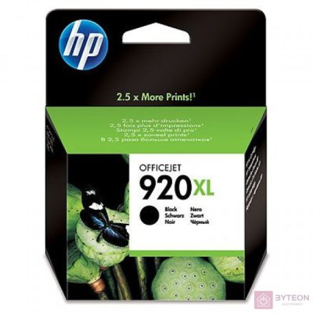 HP 920XL (CD975AE) - Fekete, nagy kapacitású