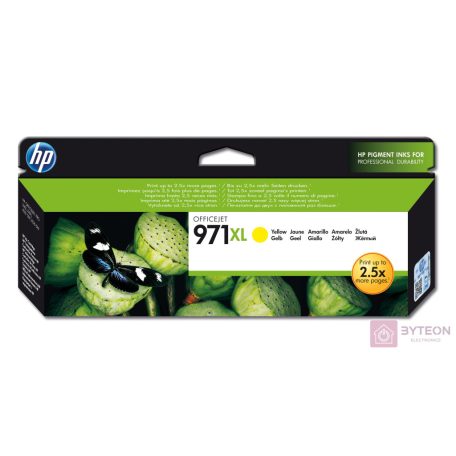 HP 971XL (CN628AE) - Sárga, nagy kapacitású